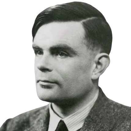 A picture of Alan Turing.