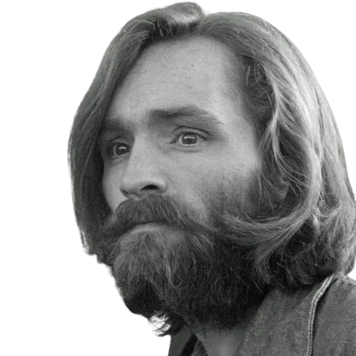 A picture of Charles Manson.