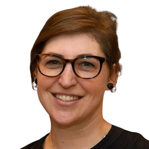 A picture of Mayim Bialik.