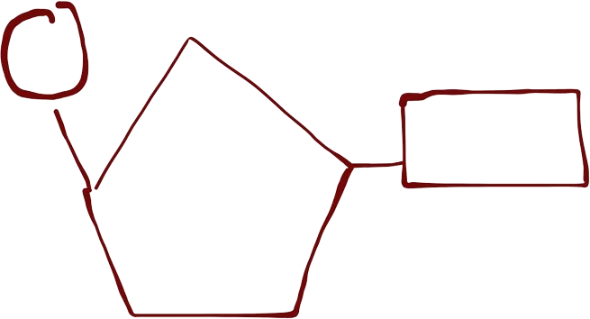 A drawing of nucleotide.