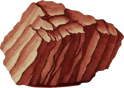 A drawing of a carbon block.